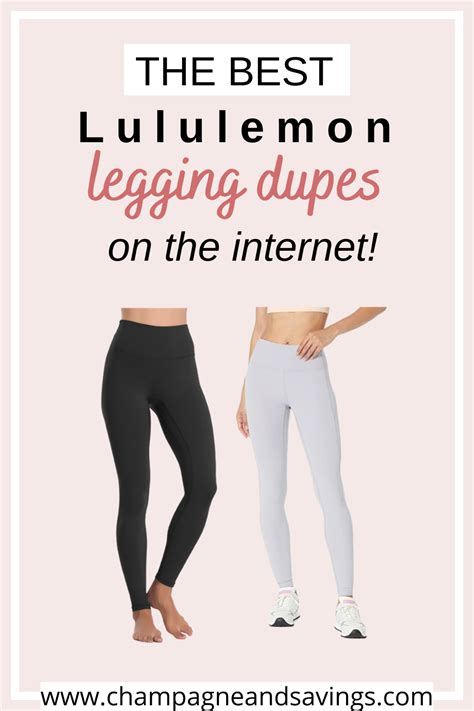 best lululemon leggings dupes